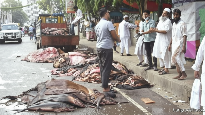 ‘৬০০-৭০০ টাকার চামড়া ১৫০-৩০০ টাকায় বিক্রি করতে বাধ্য হচ্ছি’