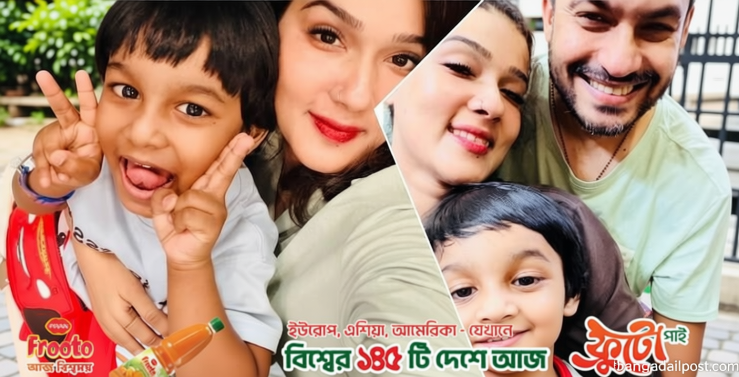 ৫ আগস্টের পর দেশছাড়া / স্বামী ও ছেলের সঙ্গে সময় কাটাতে যুক্তরাষ্ট্র থেকে কলকাতায় নায়িকা মাহি