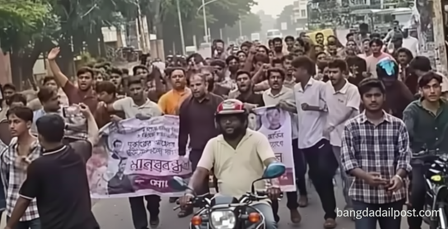 চট্টগ্রামে নিষিদ্ধ ছাত্রলীগের ঝটিকা মিছিল ও পথসভা