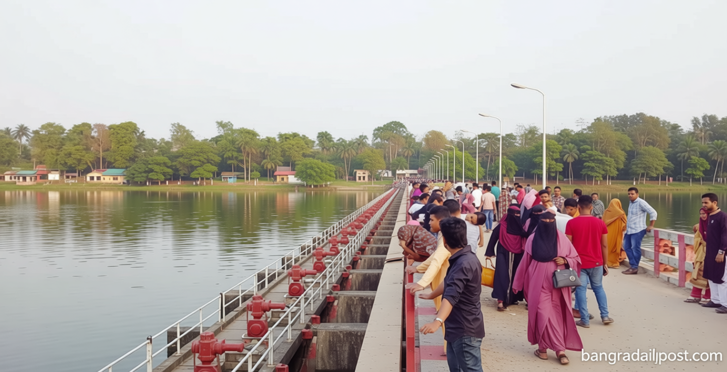 মিরসরাইয়ে পর্যটন কেন্দ্রগুলোতে দর্শনার্থীদের উপচে পড়া ভিড়