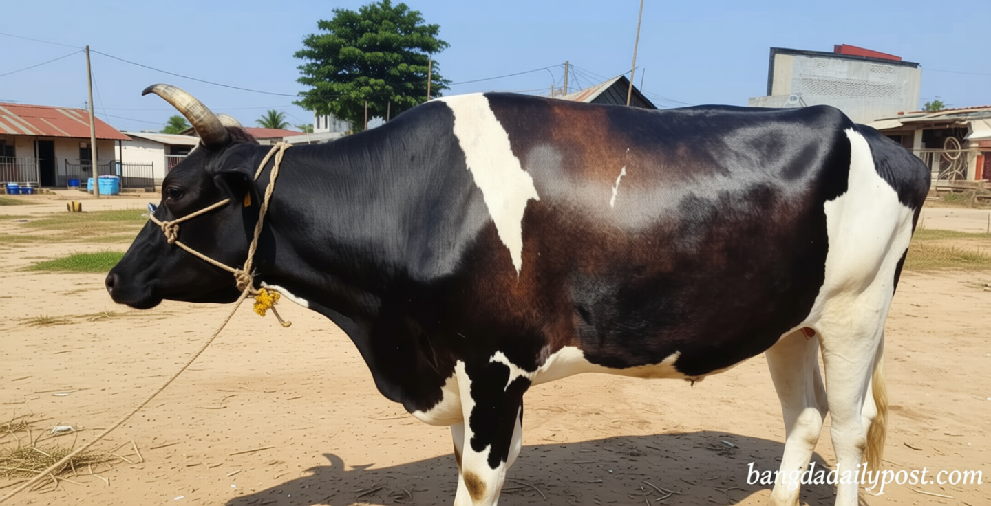 মিরসরাইয়ে কোরবানির হাটের আকর্ষণ ‘কালো পাহাড়’, দাম ৭ লাখ
