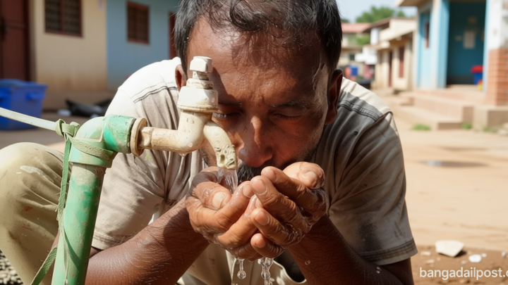 গ্রীষ্মের খরতাপে পুড়ছে যশোর