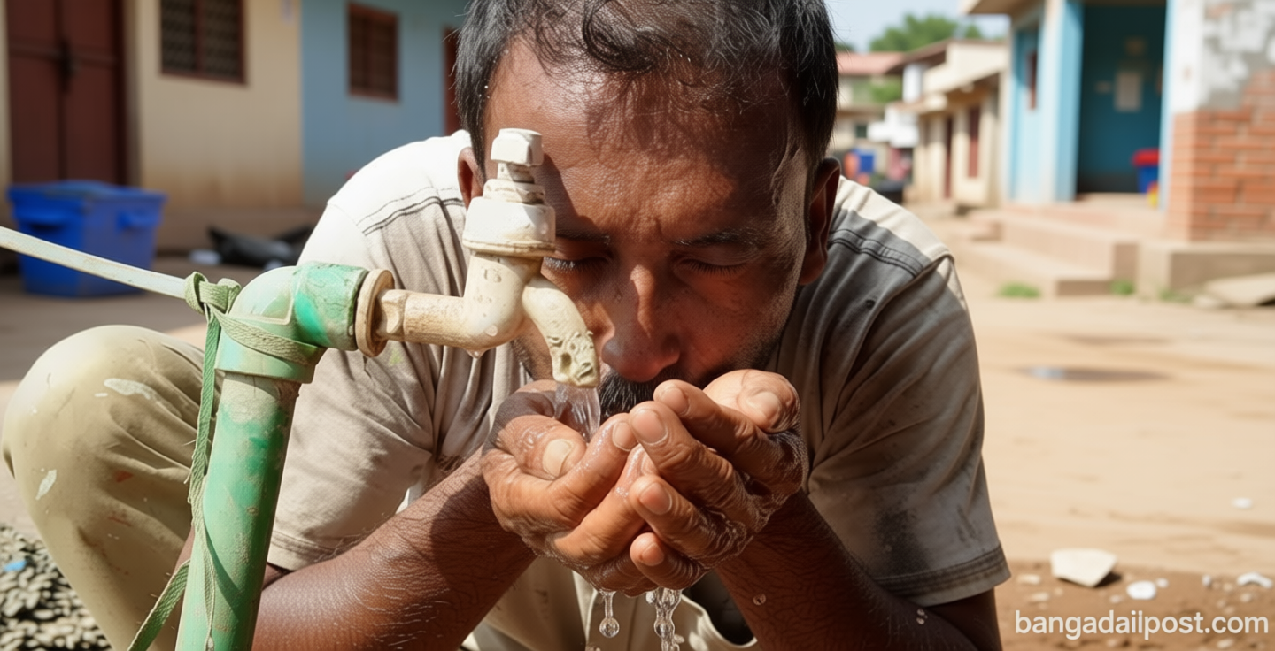 গ্রীষ্মের খরতাপে পুড়ছে যশোর