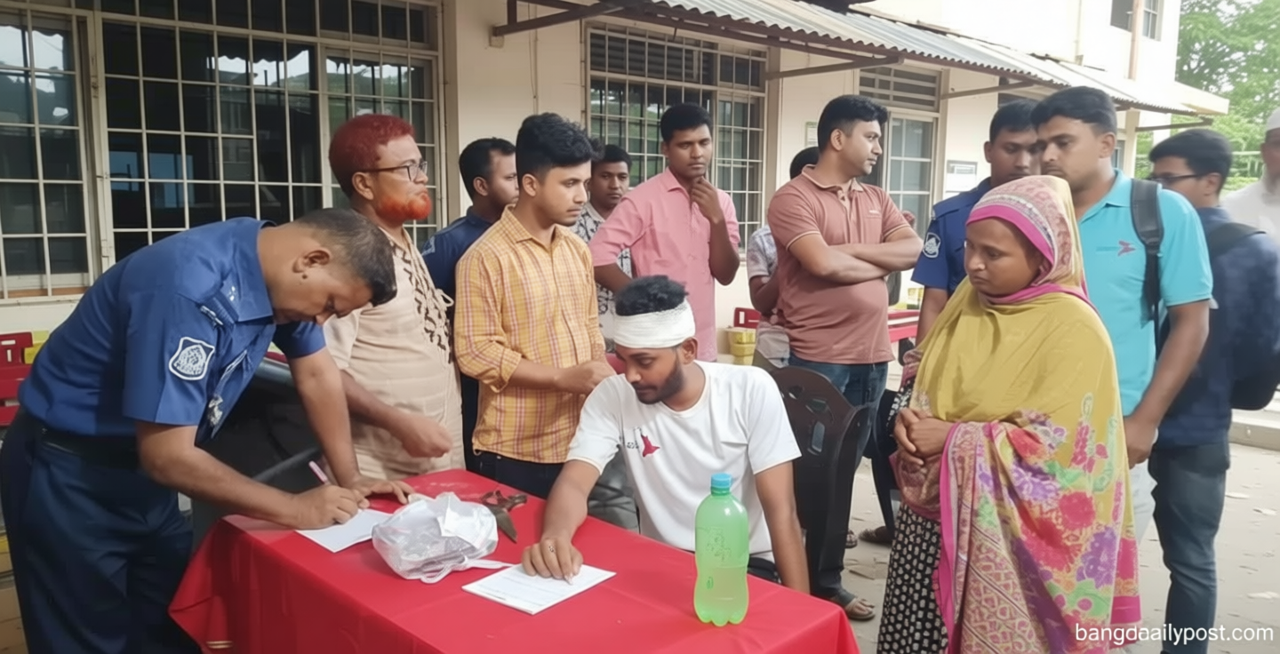 হিলিতে বিকাশ কর্মীকে ছুরিকাঘাত করে টাকা ছিনতাই