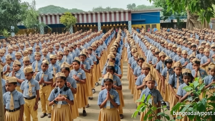 চৌষট্টি হাজার গ্রামের প্রতিটি স্কুল কি এমন হতে পারে না?