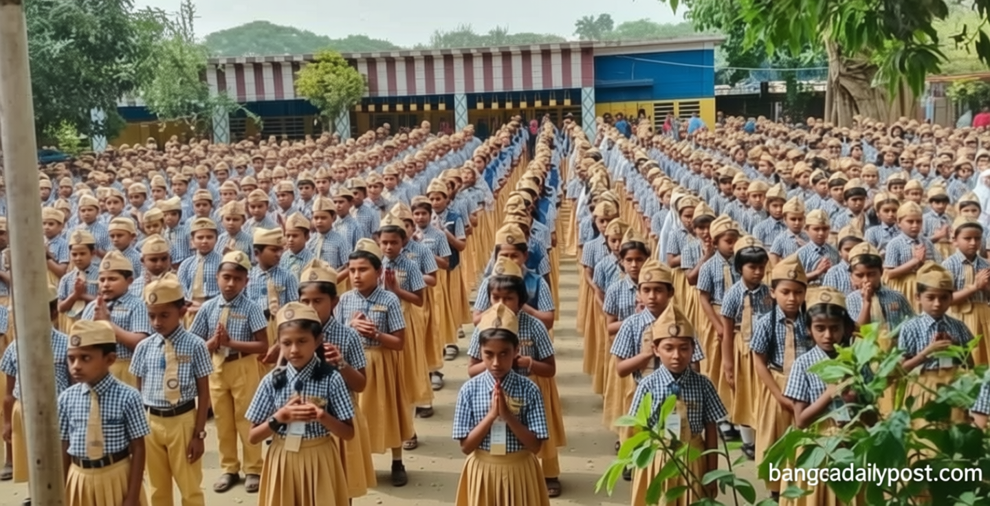 চৌষট্টি হাজার গ্রামের প্রতিটি স্কুল কি এমন হতে পারে না?