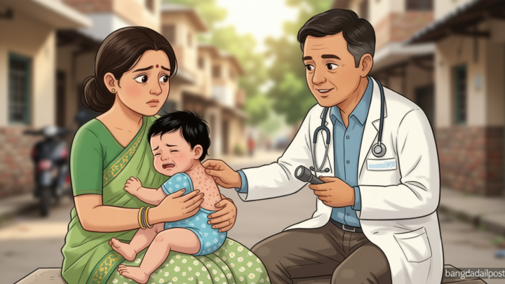 হাম ও হামের উপসর্গে প্রাণ গেল আরও ৬ শিশুর
