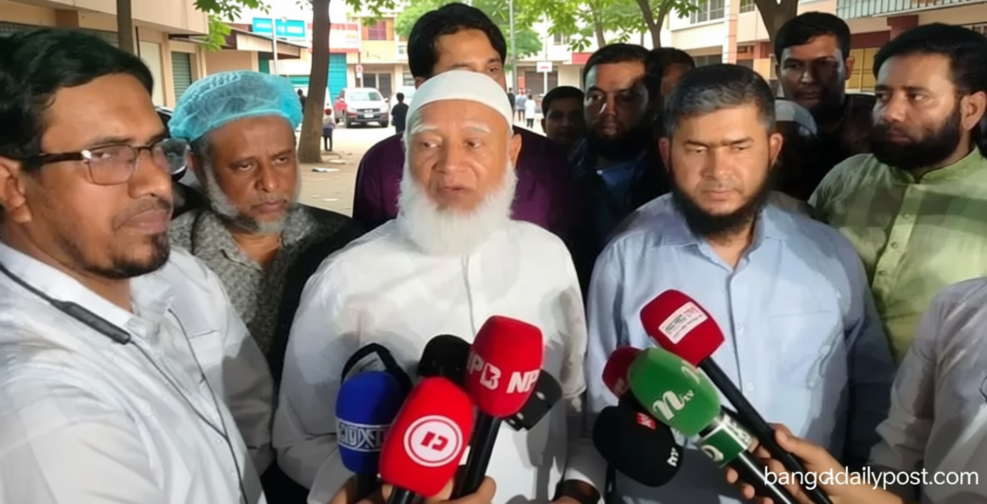 ডা. নাসিরকে দেখতে ঢামেকে জামায়াত আমির