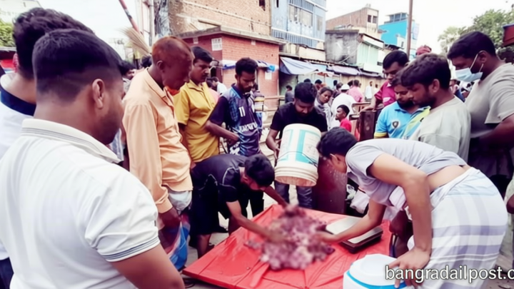 বগুড়ায় কোরবানির মাংসের কেজি ৮০০