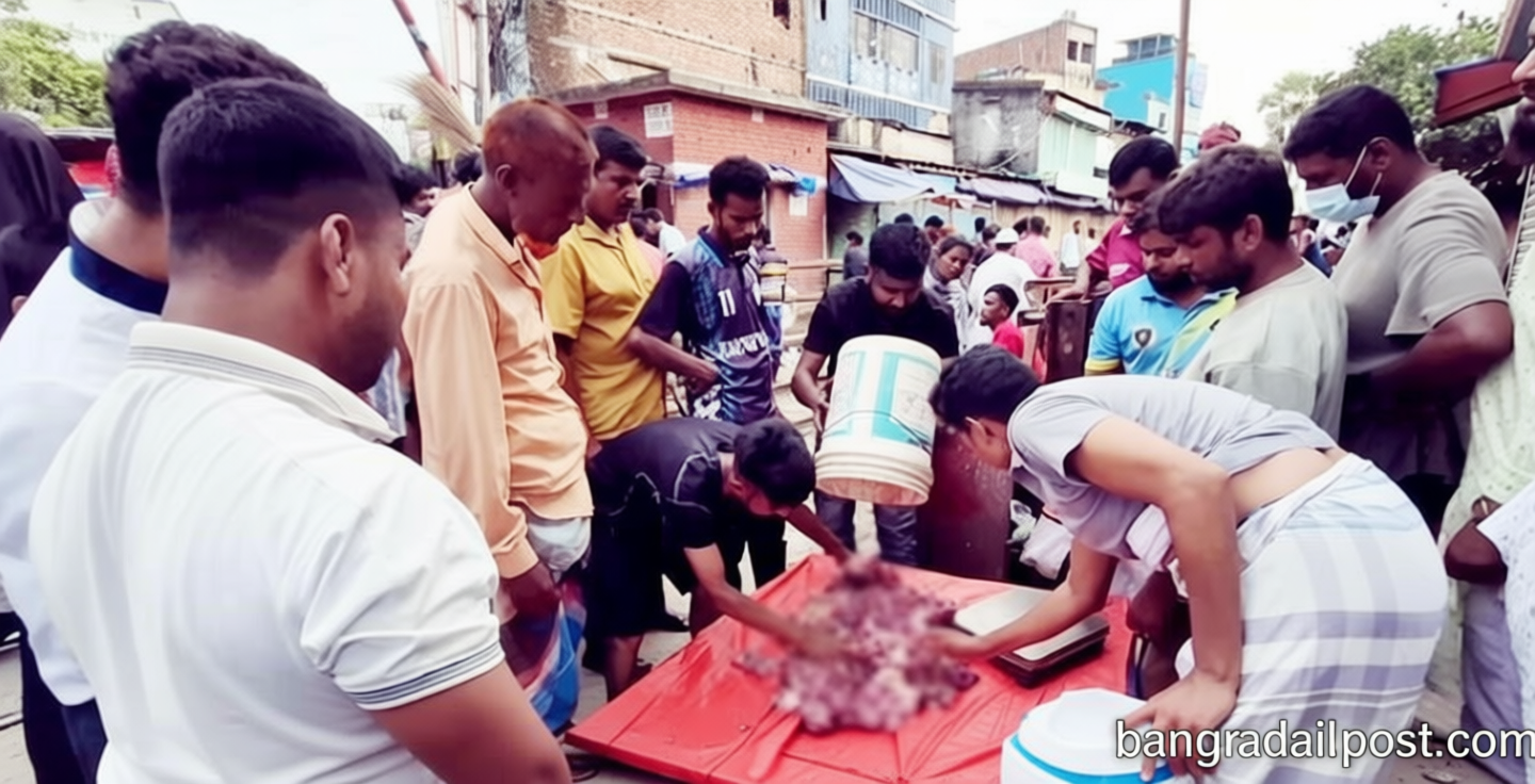 বগুড়ায় কোরবানির মাংসের কেজি ৮০০