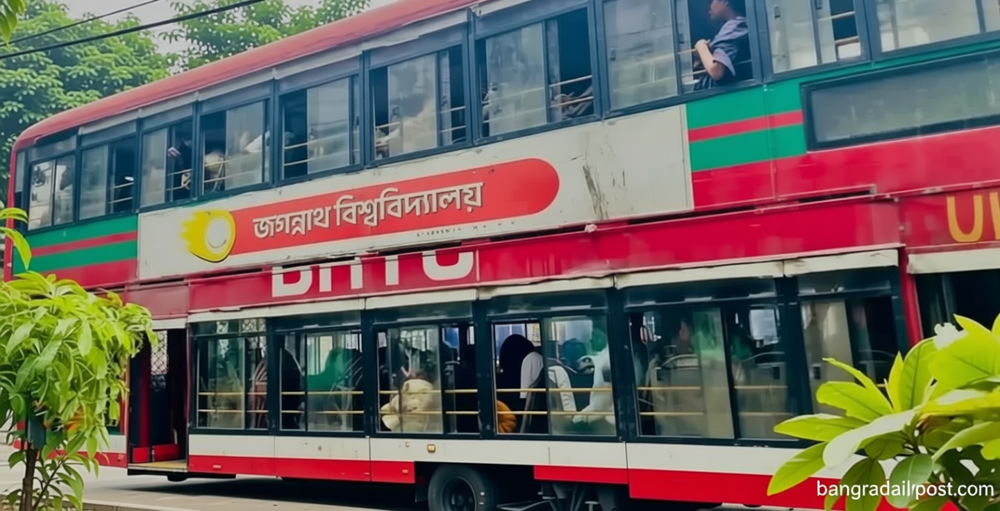 ঈদে শিক্ষার্থীদের বাড়ি পৌঁছে দিতে জবির বিশেষ বাস সার্ভিস