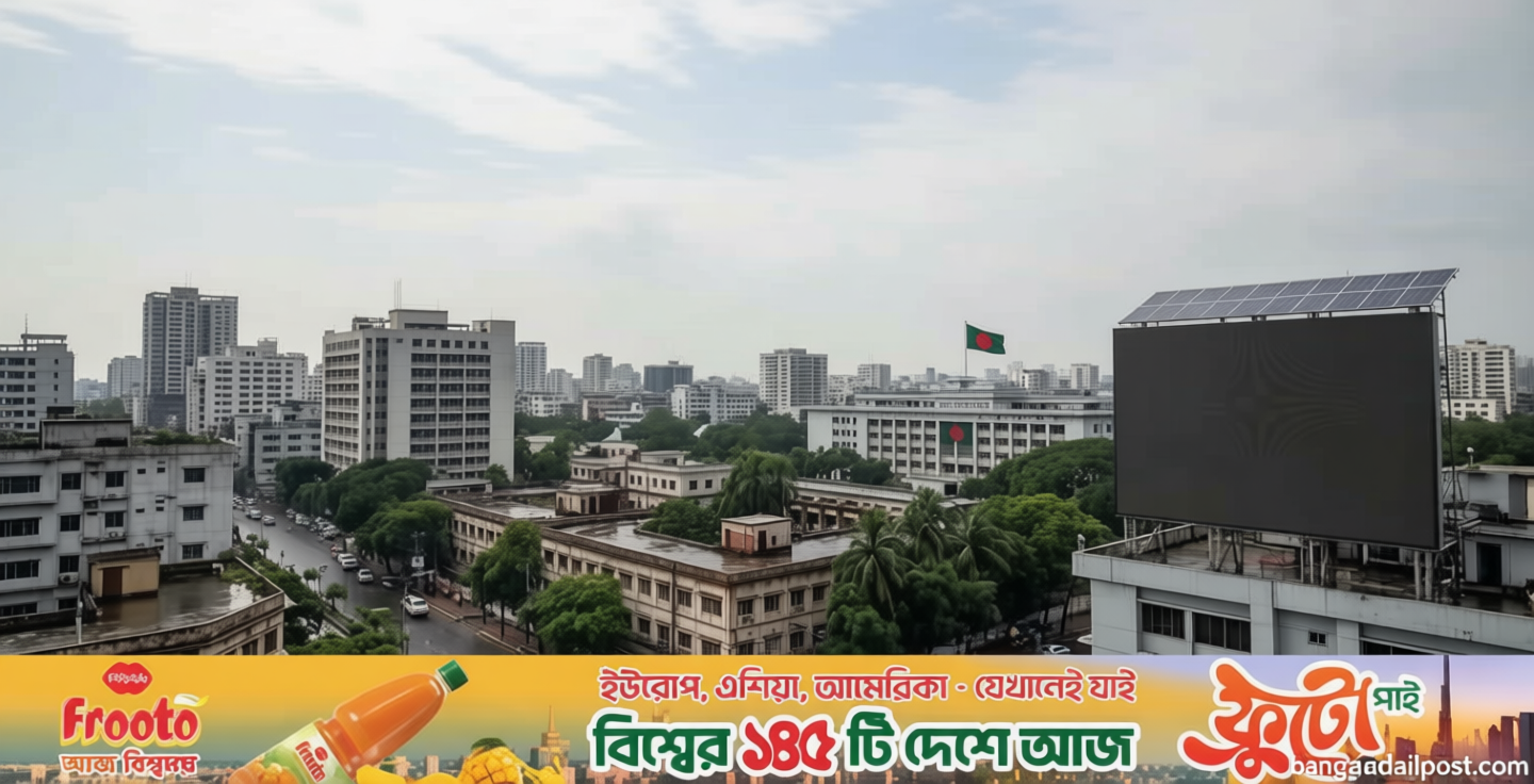 আজকের আবহাওয়া: ঢাকার আকাশে মেঘ, হতে পারে বজ্রসহ বৃষ্টি