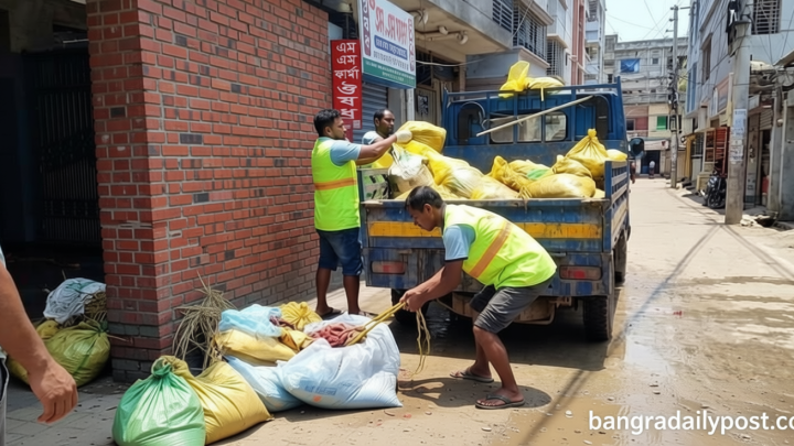 রাত ১০টা পর্যন্ত ৭৩৪১ টন বর্জ্য অপসারণ করেছে ডিএনসিসি