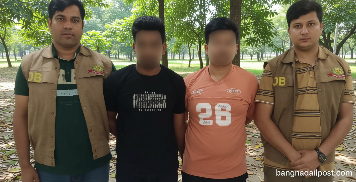 চট্টগ্রামে অস্ত্রসহ বড় সাজ্জাদ-রায়হানের দুই সহযোগী গ্রেফতার