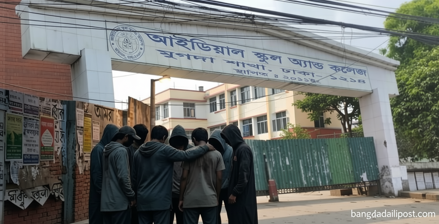 কিশোর গ্যাং / আইডিয়ালের চতুর্থ শ্রেণির ছাত্রকে কোপালো অষ্টমের শিক্ষার্থী