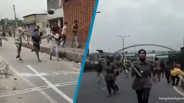রাজধানীতে উচ্ছেদ অভিযান ঘিরে পুলিশের ওপর হামলার ঘটনায় আটক ৫