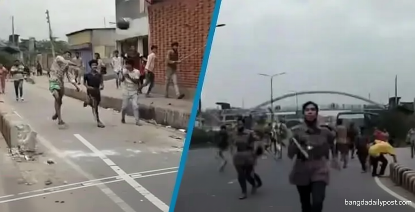 রাজধানীতে উচ্ছেদ অভিযান ঘিরে পুলিশের ওপর হামলার ঘটনায় আটক ৫