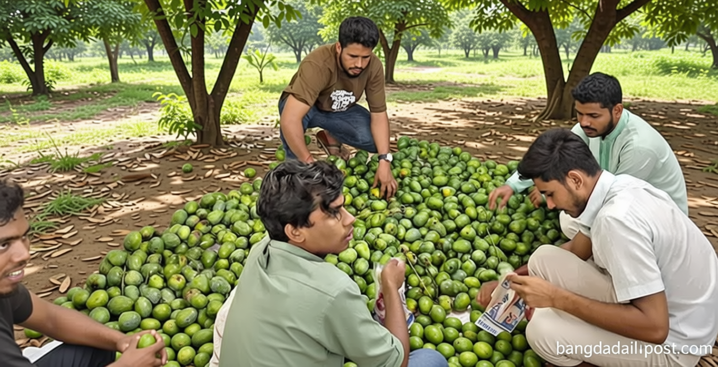 রাজশাহী বিশ্ববিদ্যালয় / লিচুর পর এবার আম পৌঁছে দিলেন হল সংসদ নেতারা