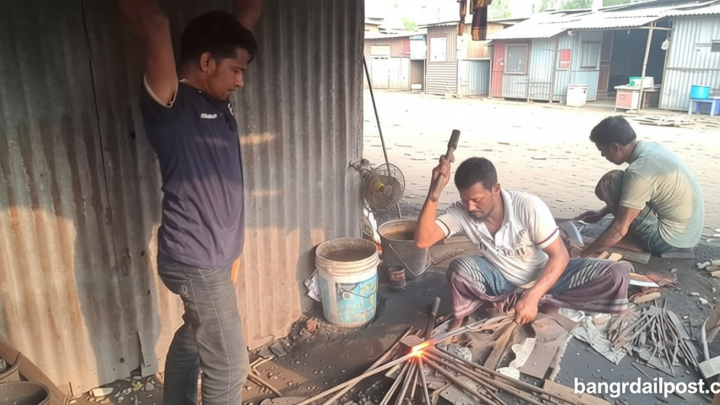 শেষ সময়ে দম ফেলার ফুরসত নেই কামারপাড়ায়