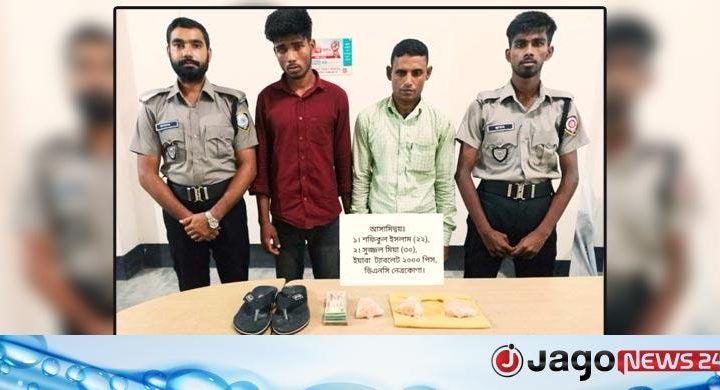 নেত্রকোনায় বিপুল পরিমাণ ইয়াবাসহ শালা-দুলাভাই আটক