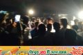 কালশী বস্তির আগুন ঘিরে উৎসুক জনতার ভিড়