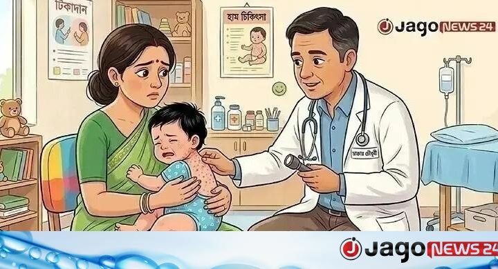 হামের উপসর্গে প্রাণ গেলো আরও ৫ শিশুর