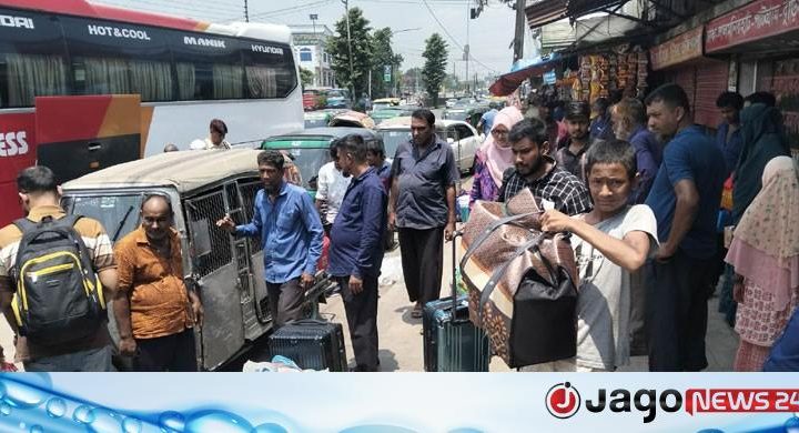 ঈদ শেষে ফের কর্মব্যস্ত জীবনে, গাবতলীতে ভিড়