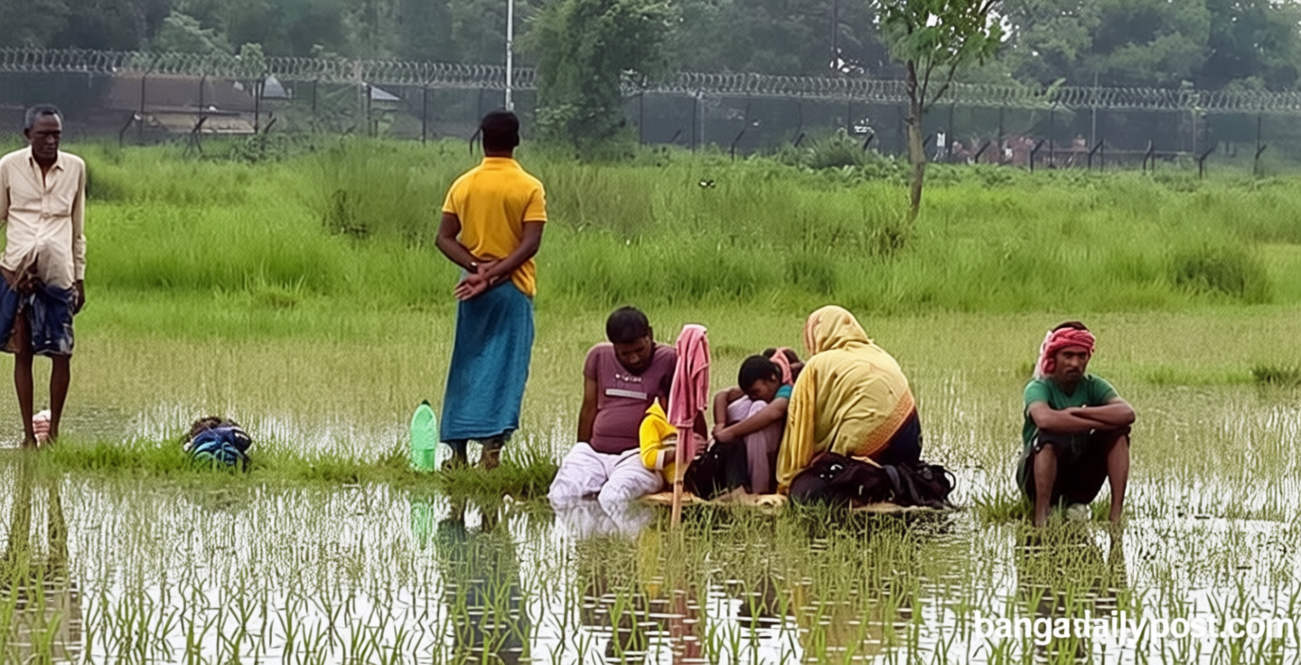 ‘বিশুদ্ধ পানি নেই, জমে থাকা কাদামাখা পানি খেতে হচ্ছে’