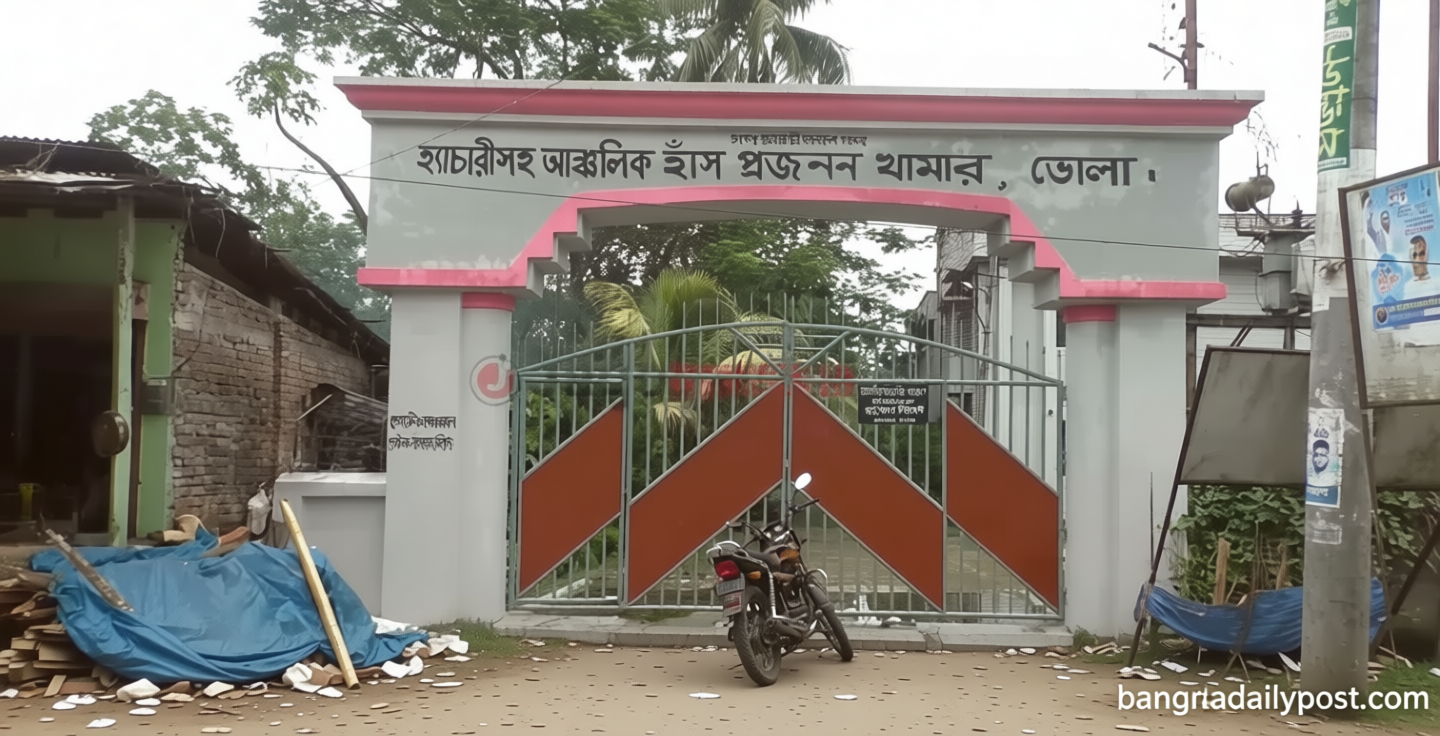 ভোলায় বন্ধ হাঁস প্রজনন খামার, ভাঙছে হাজারো উদ্যোক্তার স্বপ্ন