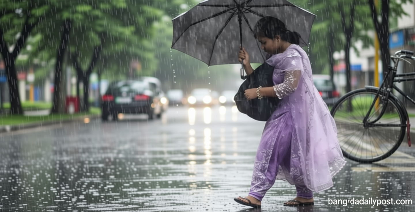 দুপুরের মধ্যে ১৪ অঞ্চলে ঝড়-বৃষ্টির আভাস