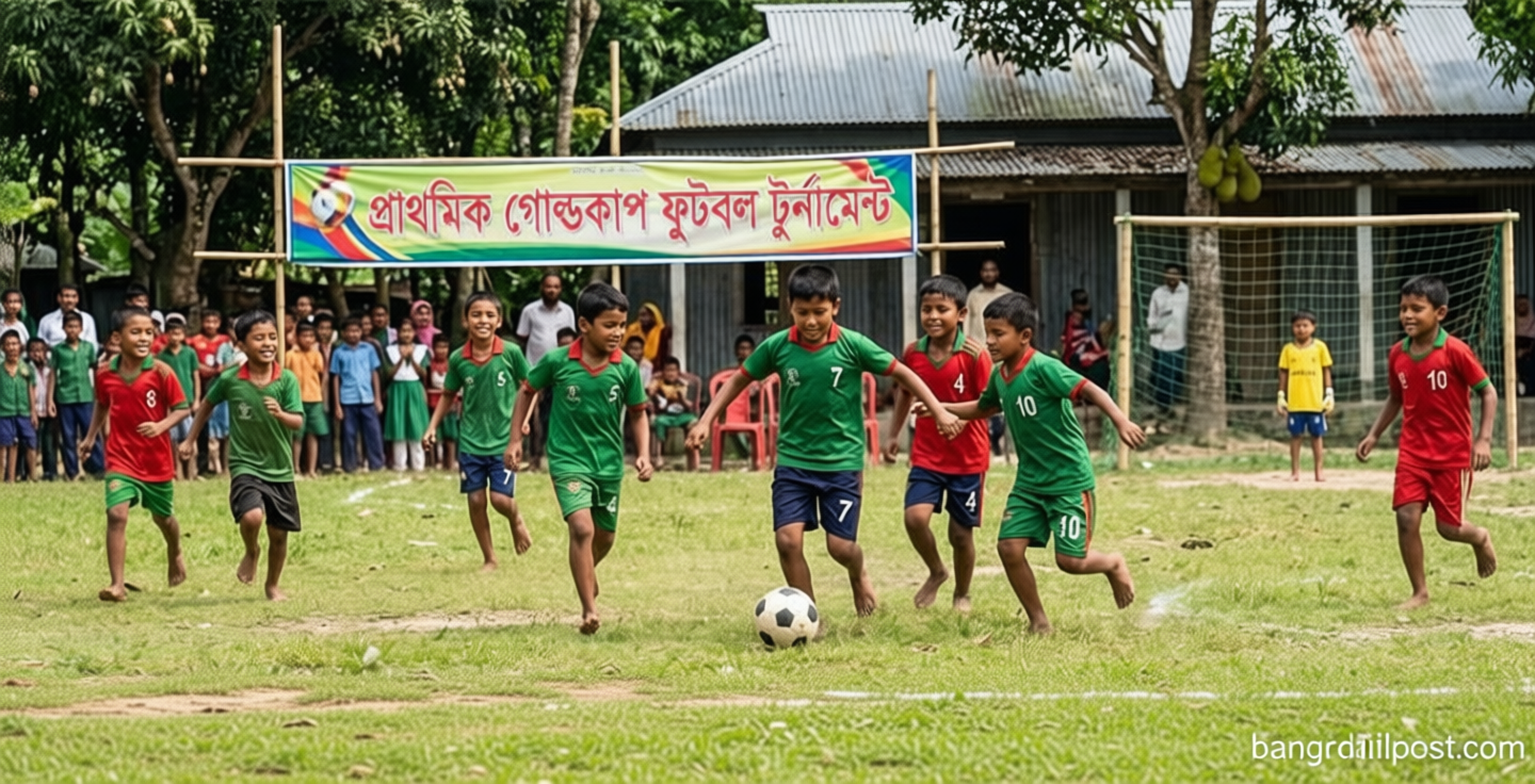 প্রাথমিক গোল্ডকাপ ফুটবল / চূড়ান্ত পর্ব শুরু বৃহস্পতিবার, লড়বে বিভাগীয় চ্যাম্পিয়ন ১৬ দল