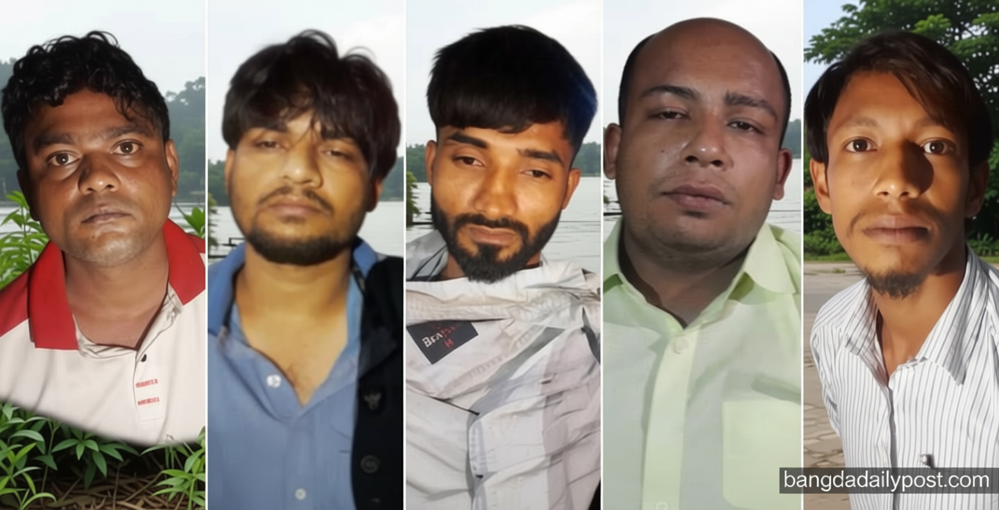 আদাবরে কুপিয়ে টাকা ছিনতাই: ‘কবজি কাটা’ গ্রুপের ৫ জন গ্রেফতার