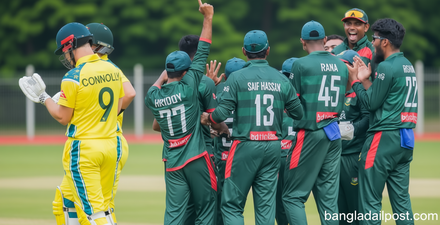 ২১ বছর পর অস্ট্রেলিয়াকে ওয়ানডেতে হারালো বাংলাদেশ