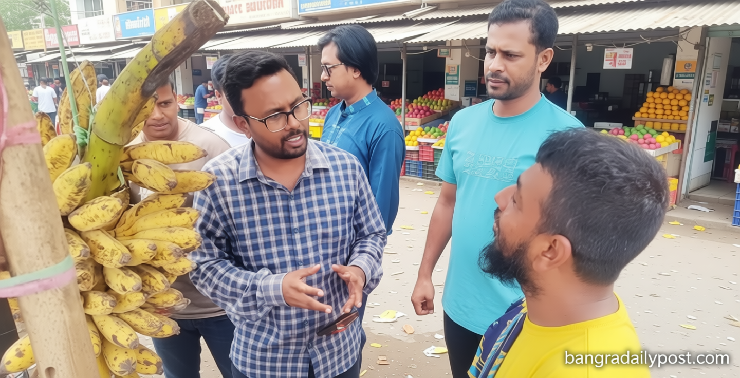 অতিরিক্ত দামে লিচু বিক্রি করে গুনলেন জরিমানা