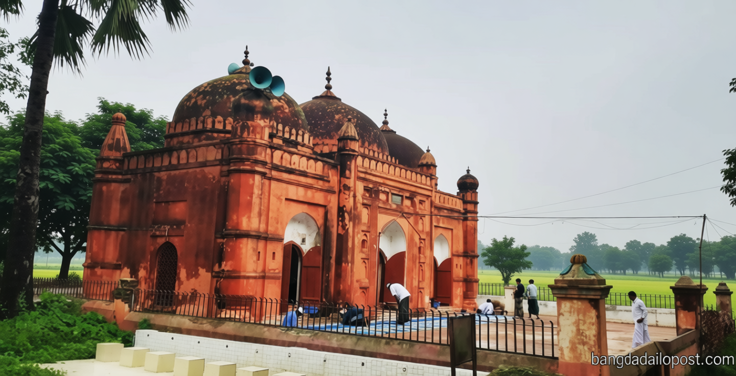 মোগল ঐতিহ্যের সাক্ষী বড় শরিফপুর মসজিদ
