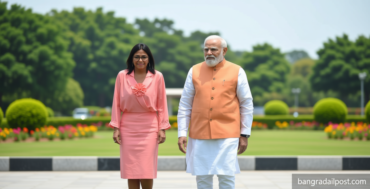 ভারত-ভেনেজুয়েলা / ডেলসি এখন দিল্লিতে : জ্বালানি-বাণিজ্যি সম্পর্ক জোরদারে ৫ দিনের সফর