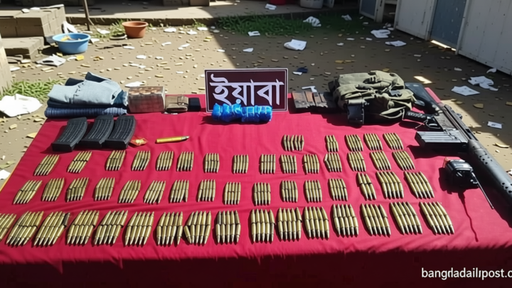 নাফ নদীতে বিজিবির সঙ্গে সশস্ত্র গ্রুপের গোলাগুলি, অস্ত্র উদ্ধার