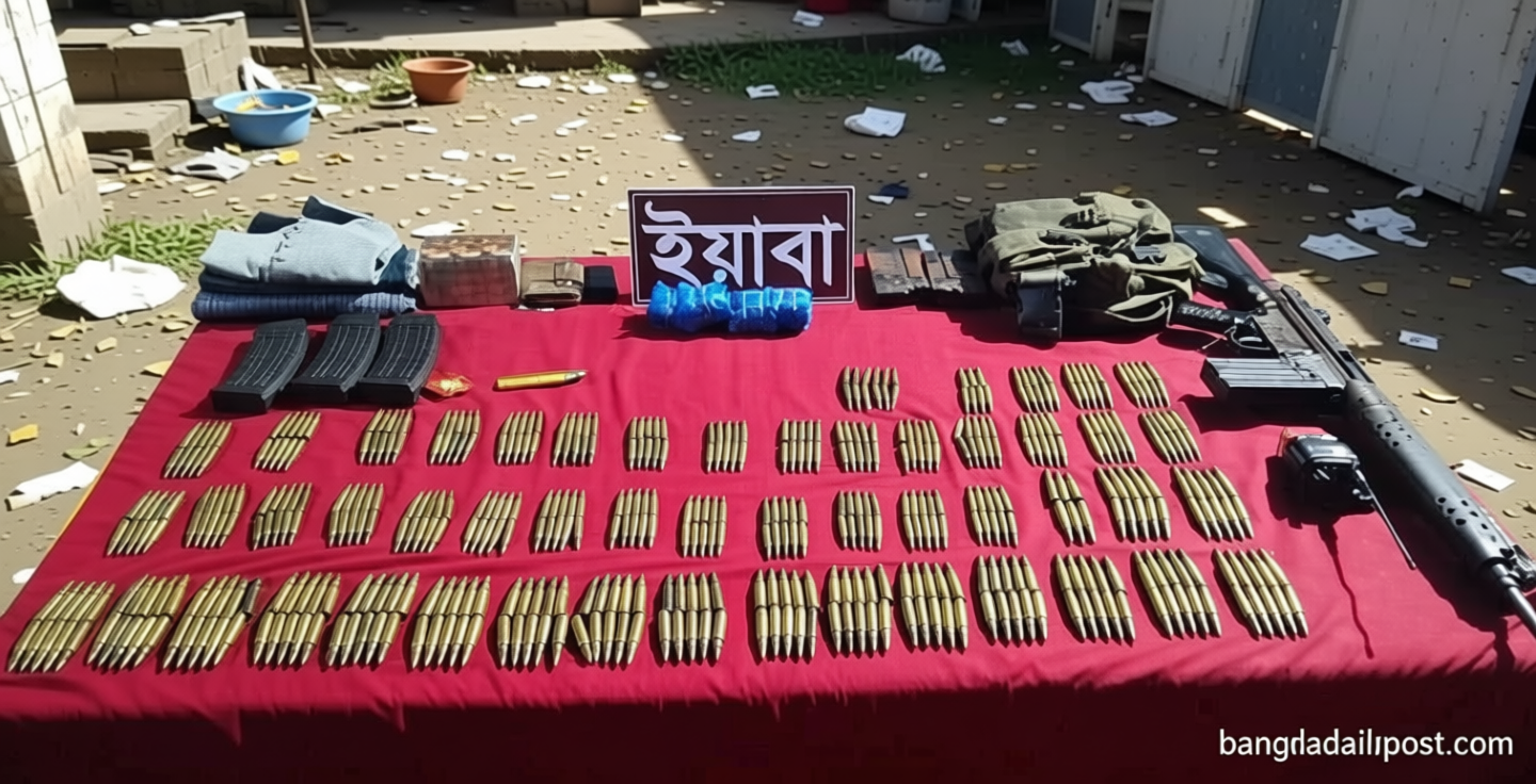 নাফ নদীতে বিজিবির সঙ্গে সশস্ত্র গ্রুপের গোলাগুলি, অস্ত্র উদ্ধার