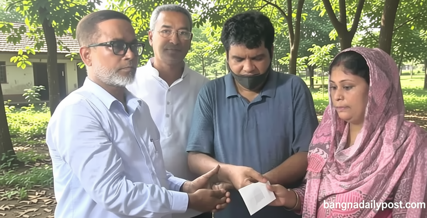 রিয়া গোপের পরিবারকে নাসিক প্রশাসকের আর্থিক অনুদান