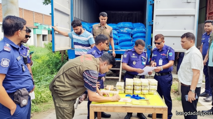 কুমিল্লায় লবণের গাড়িতে মিললো এক লাখ ৬০ হাজার ইয়াবা