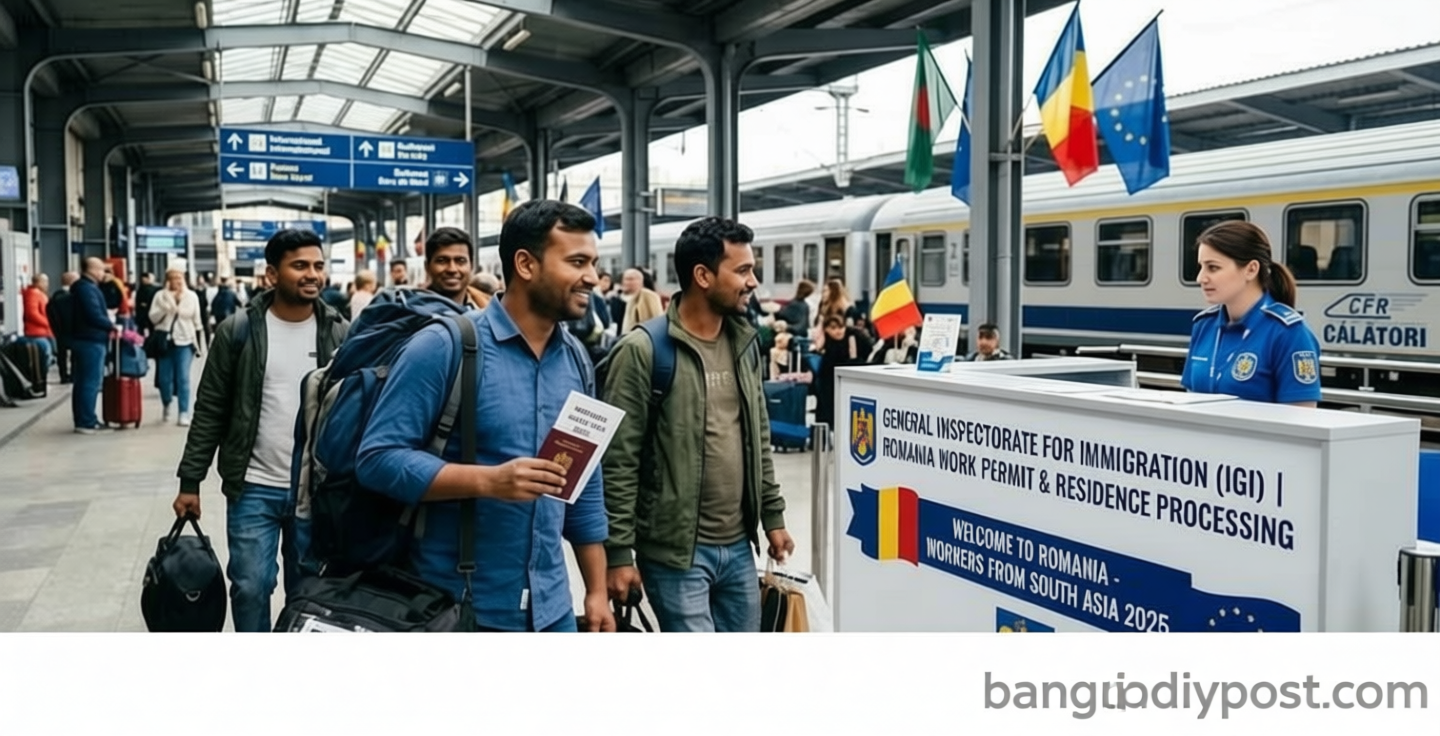 ২০২৫ সালে রোমানিয়ায় কাজের ভিসা পেয়েছেন ৮ হাজার ৩১৯ বাংলাদেশি