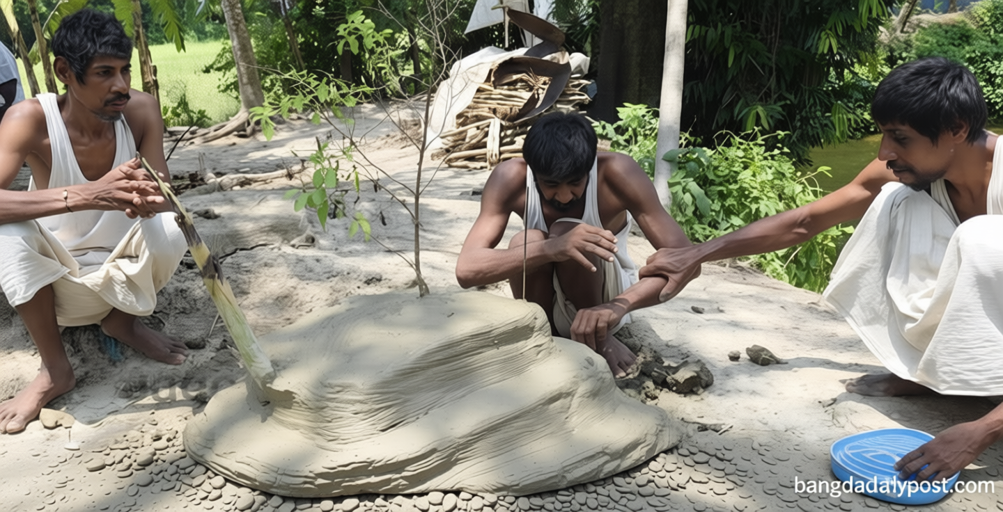 ক্ষুধার জ্বালায় মায়ের সমাধিতে গিয়ে তিন ভাইয়ের খাবার চাওয়ার আকুতি