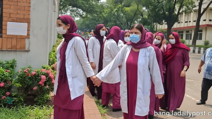 স্বাস্থ্য সচিবের সাক্ষাৎ পাননি আদ্-দ্বীনের বিদেশি ইন্টার্ন চিকিৎসকরা