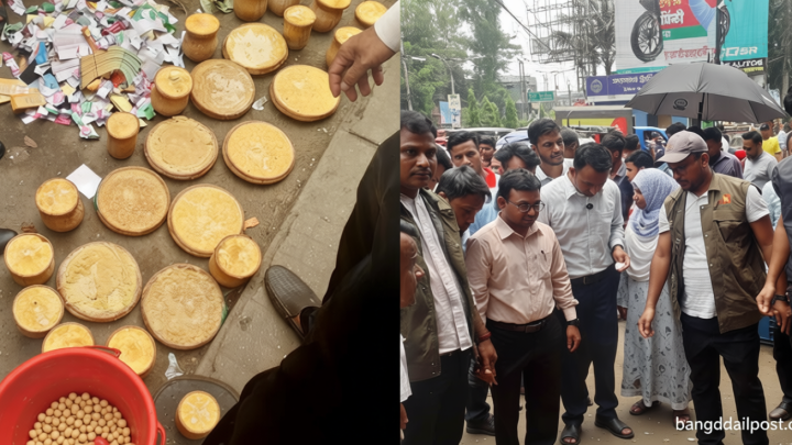 বগুড়ায় পচা-বাসি দই বিক্রির দায়ে প্রতিষ্ঠানকে জরিমানা