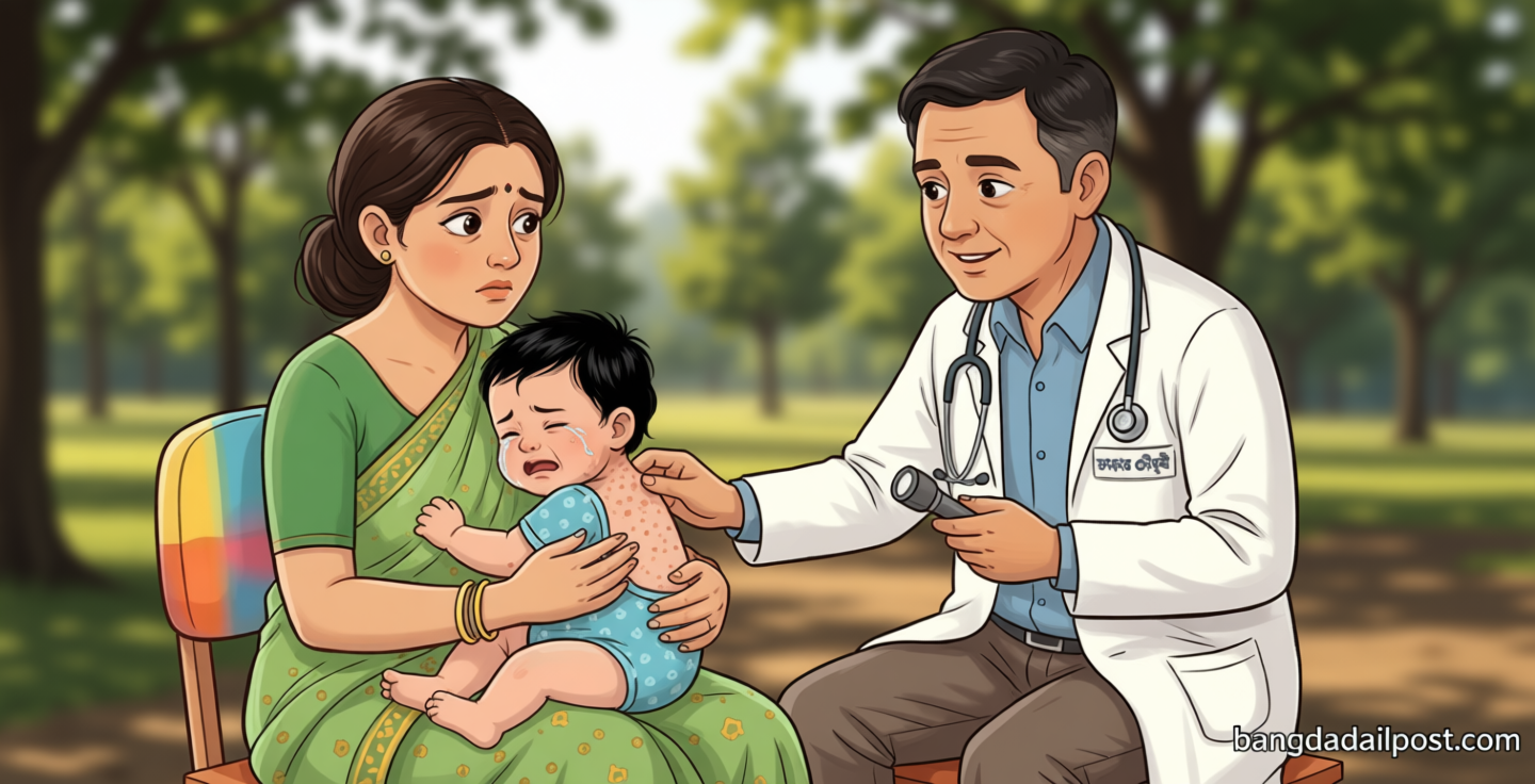 হামের উপসর্গ নিয়ে প্রাণ গেলো আরও ৫ শিশুর
