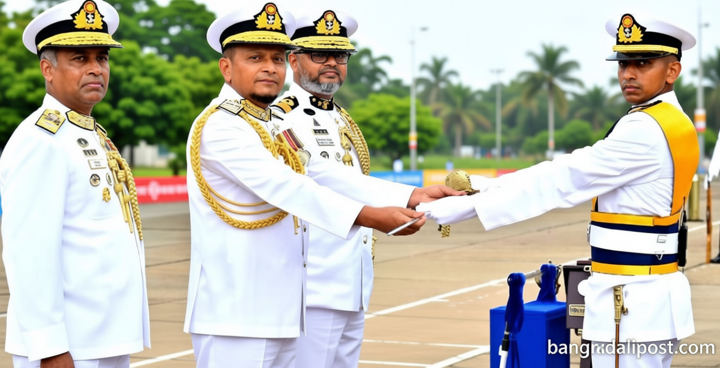 সার্বভৌমত্ব সুরক্ষায় ত্যাগ স্বীকারের শপথ নিলেন ৬১ নবীন নৌ কর্মকর্তা