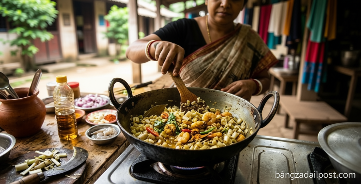 ভিন্ন স্বাদে উপভোগ করুন চিংড়ির থোড়কুচি
