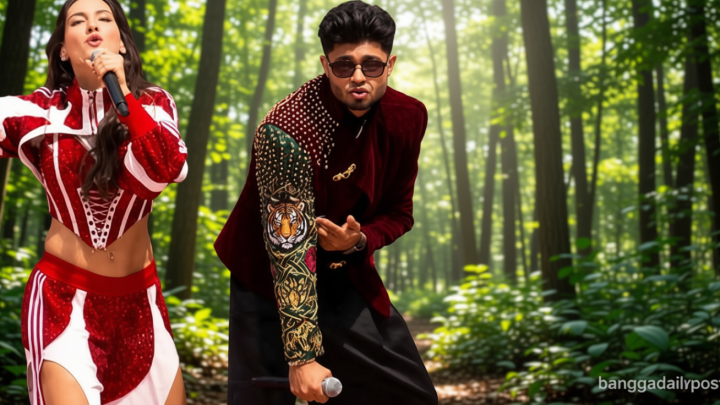 বিশ্বকাপের মঞ্চে সঞ্জয়ের পোশাকে বাংলাদেশ