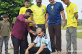 ব্রাজিলের জয়, মাথা ন্যাড়া করে কথা রাখলেন আর্জেন্টিনা সমর্থক