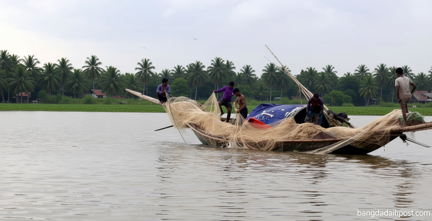 মাছ নেই নদীতে, ভালো নেই গোমতী-মেঘনার জেলেরা